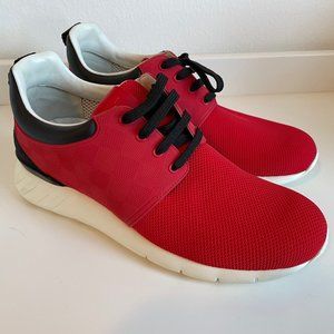 Louis Vuitton Red Men Fastlane Sneakers